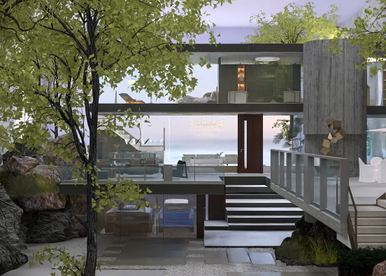 Cliff house  Design Rendering