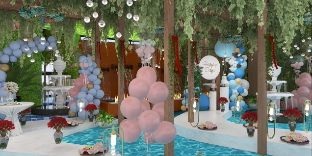 Water themed wedding 