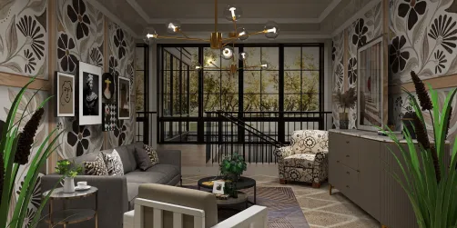 Modern Eclectic Living Room