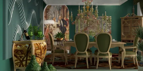A classic dining room 