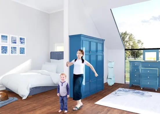 4 BLUE BEDROOM 🩵💙 Design Rendering