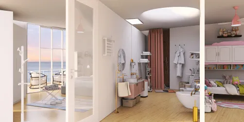 Sea house: Bedrooms with bathroom