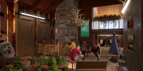 The barn