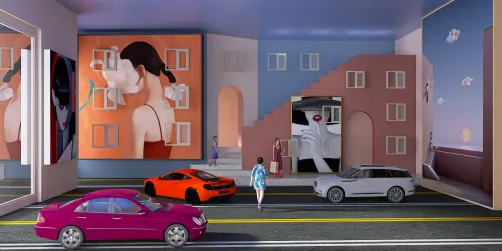 городские рисунки