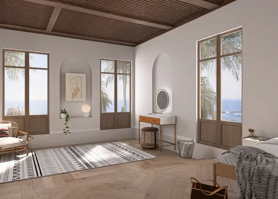 Cottage by the beach Design Rendering
