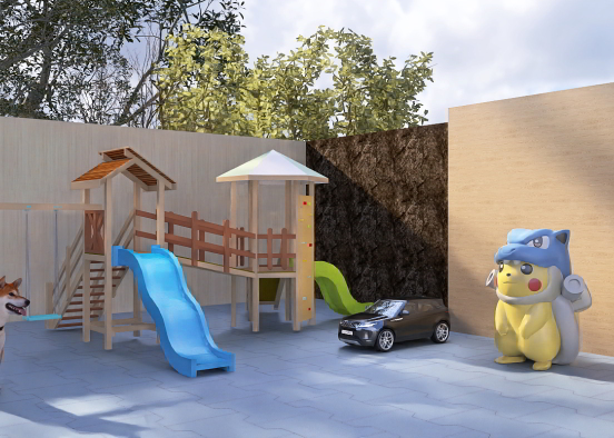 Детская площадка Design Rendering