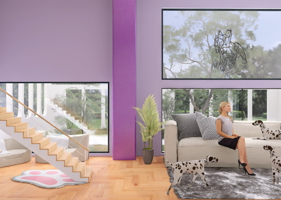 Dog living room Design Rendering