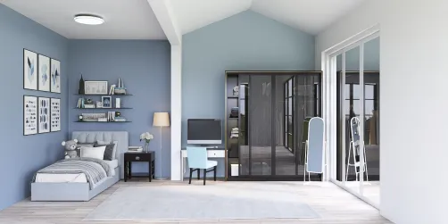 Blue Bedroom