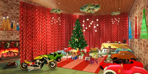 Santa's work shop surprise