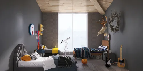 shared teenage boy bedroom