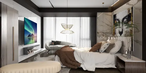 Luxus bedroom 🤎🩶🤍🧡