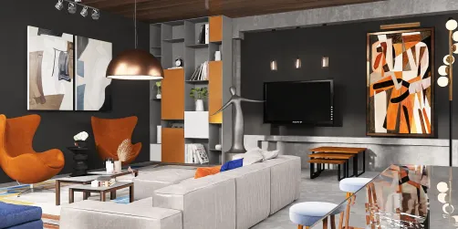 Midcentury 🧡💙