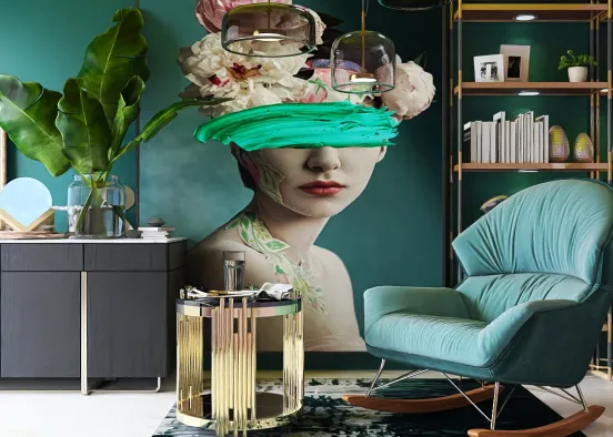 # Turquoise is my favorite color. 🩵🫐💋 Renderização de Design