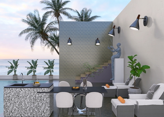 beach party the lounging house Design Rendering