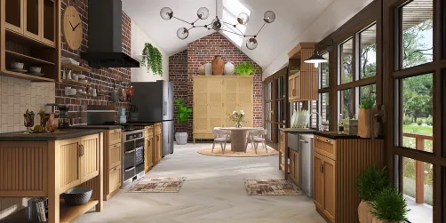 New addition, an old kitchen 