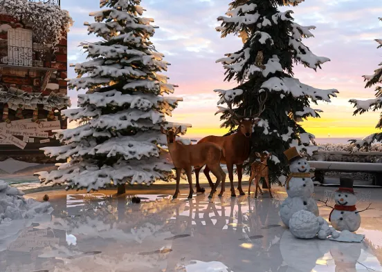 # 🦌🌲☃️ Renderização de Design