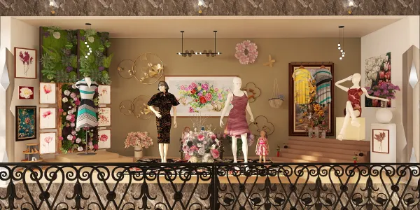 Professional interior design created with Homestyler 3D design software