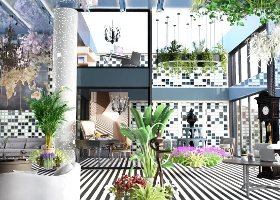 # luxurious office space  Renderização de Design