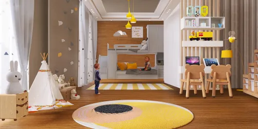 Boys room yellow by Ivana