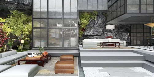 House carved into the rock 