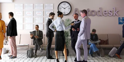 Corporate Office Waiting Area 