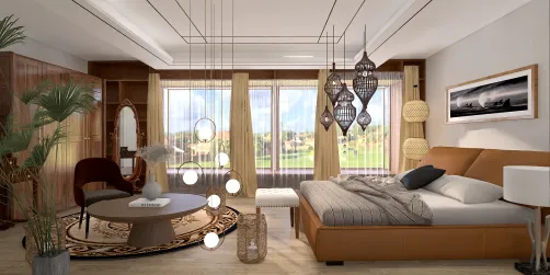 Chocolate Bedroom 🛏️💡