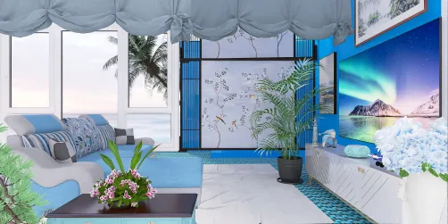 Salottino alle Hawaii 💙🤩