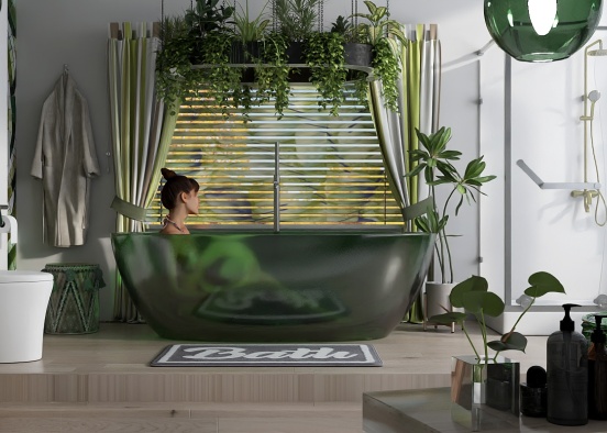 Bathing in Green Design Rendering