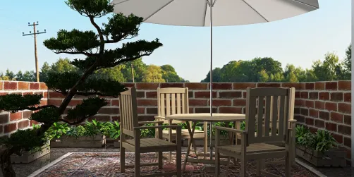 Take a rest at the roof 