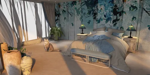 Poolside Bedroom 