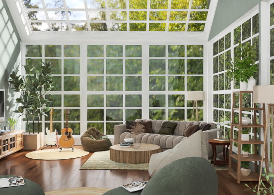 cozy conservatory 🌿☕️ Design Rendering