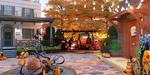 All Hallows Eve in the Village 