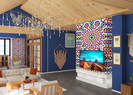 Bohemian with tile Design Rendering