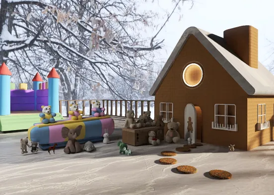 #Kinderparadies #Winter Design Rendering