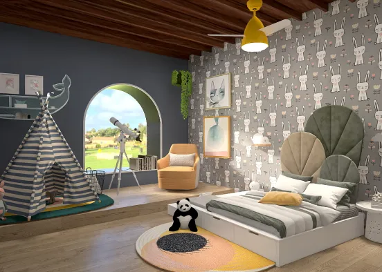 Kids Bedroom Design Design Rendering