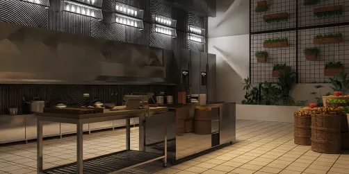 Restaurant Kitchen...