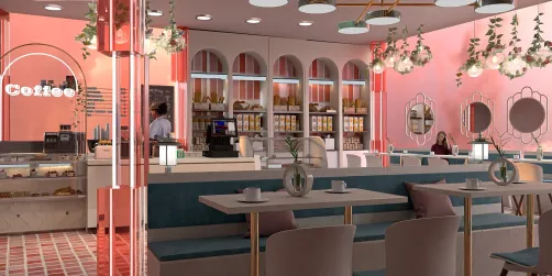Colorful bakery 