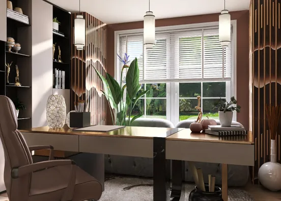 # home desk Renderização de Design
