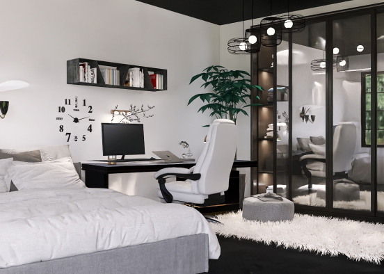 Room Idea for teen ager Design Rendering