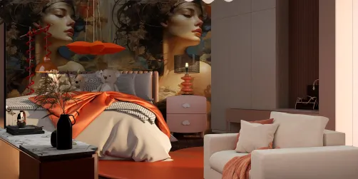 peach bedroom 2