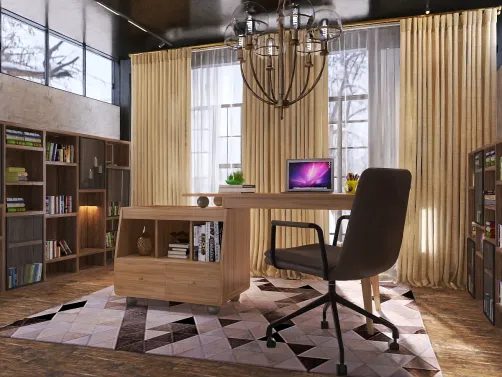 Vintage Home office Design 