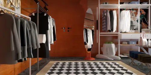 inloop kleding kamer vol mooie kleding