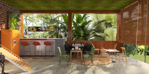 Tropical cafe