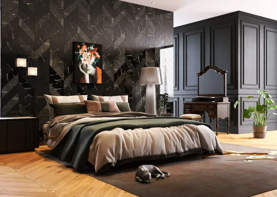 Black & cat 🐈‍⬛ Design Rendering
