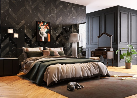 Black & cat 🐈‍⬛ Design Rendering