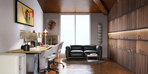 Kleines Büro perfekt für Homeoffice