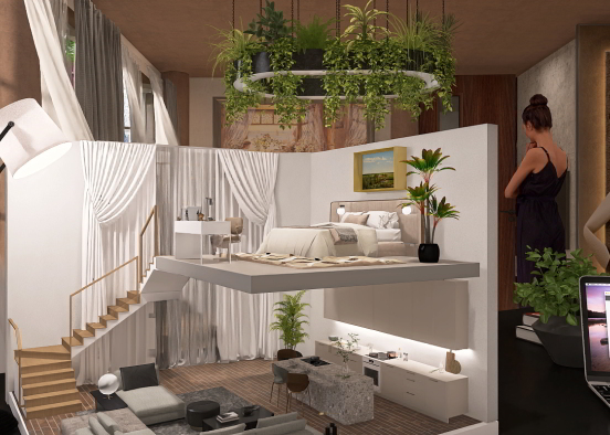 Making One Tiny house  Design Rendering