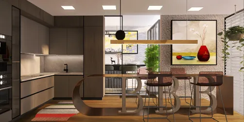 Mini bar cocina y comedor 