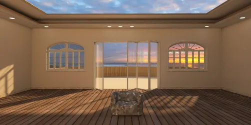 阳光洒落的空间