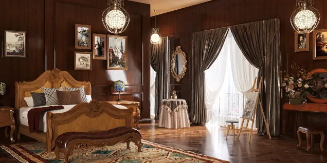 Renaissance Romance Bedroom 
